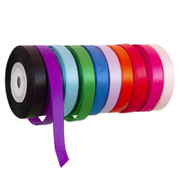Solid Colour Satin Ribbon Double Sided 10mm Width
