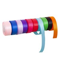 Solid Colour Satin Ribbon Double Sided 15mm Width