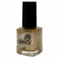 Pawz Dog Nail Polish Vegan Range - Metallic Gold 9ml