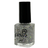 Pawz Dog Nail Polish Vegan Range - Silver Sparkle 9ml