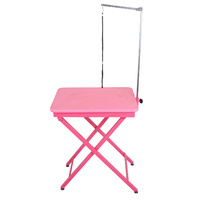 Shernbao Portable X-Shape Competition Table (Pink)