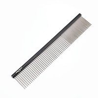 Shernbao Professional Pet Comb 18.7cm [Black]