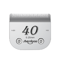 Shernbao A5 SS-Ceramic Clipper Blade Size 40, 0.25mm