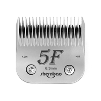 Shernbao A5 SS-Ceramic Clipper Blade Size 5F, 6.3mm