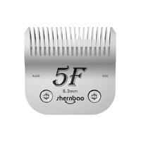 Shernbao A5 SS-Ceramic Clipper Blade Size 5F, 6.3mm
