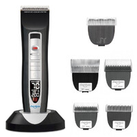 Shernbao Smart Digital 4-in-1 Adjustable Clipper PGC660+ 4 x LightEdge Blade(3F/4F/5F/7F)+ 1xTitanium Ceramic Blade [Fine]