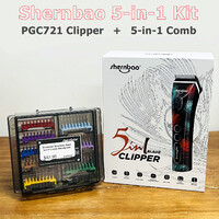 Shernbao 5-in-1 Clipper Combo with Comb Attachment