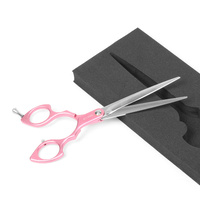 Shark Teeth Asian Fusion Shear Straight 7" [Pink]