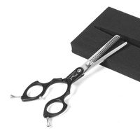Shark Teeth Asian Fusion Shear Thinner 6.25" [Black]