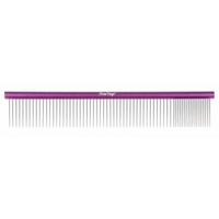 Shear Magic Aluminium Comb 250mm Round Handle, Medium Teeth