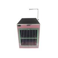 SolidPet Folding Dog Show Aircraft Cage Size 3 - Pink