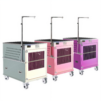 SolidPet Rigid Dog Show Aircraft Cage Size 4 - White