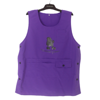 SolidPet Grooming Vest with Pocket - Purple
