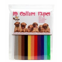 4Pups ID Collars 12 pcs Pup Collars For Puppies
