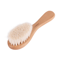 Show Tech Pure Goat Hair Brush Natural Wood 15cm