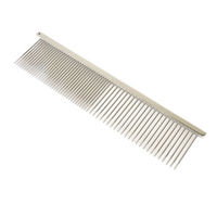 Show Tech Greyhound Combi Comb 19 cm - Silver