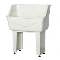 AEOLUS Fiberglass Free Standing Bath Tub BTF90