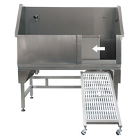 Aeolus Stainless Steel Bath Tub with Ramp (Sliding Door) 