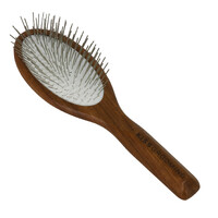 KissGrooming Luxury Wooden Handle Pin Brush