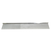 KissGrooming Ultra Premium Brass Comb in Chrome 22cm