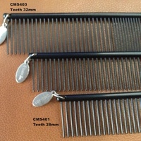 Swan Anti-Static Teflon Comb 19cm, Medium / Coarse, 32mm Teeth