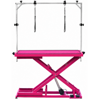 Aeolus Low-Low Electric Lifting Table - Magenta