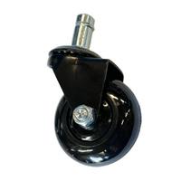 Anti-Clogging Caster for Grooming Stool