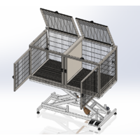 Customised Koala Cage with Lifting Base (with or without Divider)
