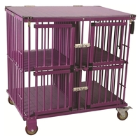 Aeolus 4-Berth Show Trolley with 4" Nylon Wheels - Large [Purple]