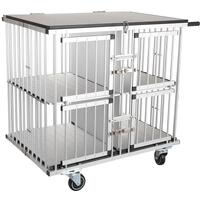 Aeolus 4-Berth Show Trolley with 4" Nylon Wheels - Large [Silver]