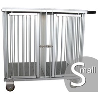 Aeolus 2-Berth Show Trolley with 4" Nylon Wheels - Small [Silver]