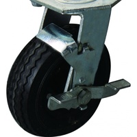 6" Rubber Wheels for Show Trolley, Set of 4