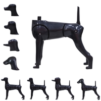 KissGrooming Model Dog 4-in-1 Mannequin Set