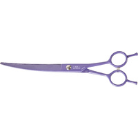 Swan Stainless Scissors - Curved 7.5" [Purple]