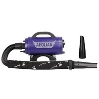 Aeolus Aeolian PRO Grooming Blaster Dryer with Heater - Blue Purple
