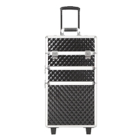 Aeolus Grooming Box Tool Case XL Trolley - Black