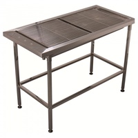 Stainless Steel Dental Preparation Tub Table 140cm