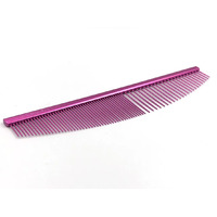 Utsumi 7.5" Half Moon Shape Comb - Pink