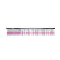 Utsumi 9" Quarter Comb with Wide Pink Line