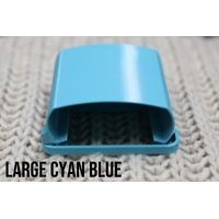 Vanity Fur Brush Cover Large - Cyan