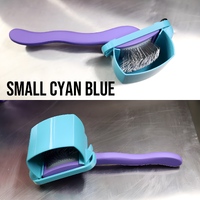 Vanity Fur Brush Cover Small - Cyan