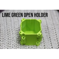 Vanity Fur Custom Cube Caddy Replacement Open Holder - Lime Green