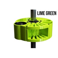 Vanity Fur Houndabout Caddy with Pole and Tabletop - Lime Green