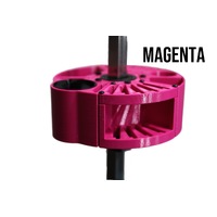 Vanity Fur Houndabout Caddy with Pole and Tabletop - Magenta