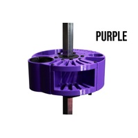Vanity Fur Houndabout Caddy with Pole and Tabletop - Purple