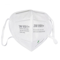 3M 9501+ Particulate Respirator N95 Face Mask without Valve