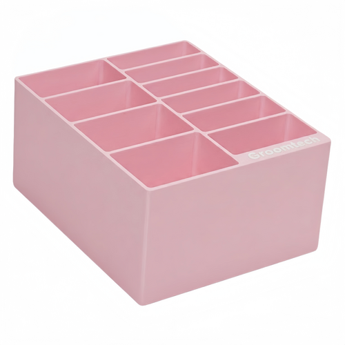 Groomtech Standard Comb Attachment 10pcs Caddy - Sakura Pink