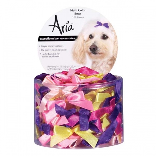 Aria Multi Colour Bow Canister 3/8in 100 PC