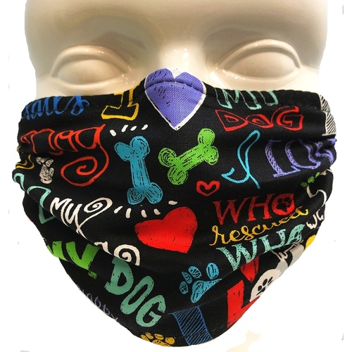 Breathe Healthy Mask - I Love My Dog