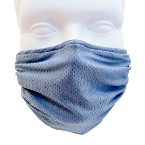 Breathe Healthy Mask - Honeycomb Steel Blue - BREATHE HEALTHY